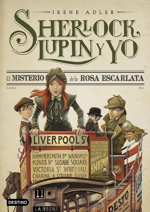 SHERLOCK, LUPIN Y YO Nº03: EL MISTERIO DE LA ROSA ESCARLATA (REEDICION) [RUSTICA] | ADLER, IRENE | Akira Comics  - libreria donde comprar comics, juegos y libros online