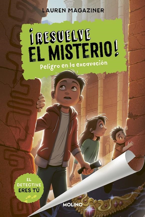 RESUELVE EL MISTERIO! VOL.4: PELIGRO EN LA EXCAVACION [CARTONE] | MAGAZINER, LAUREN | Akira Comics  - libreria donde comprar comics, juegos y libros online