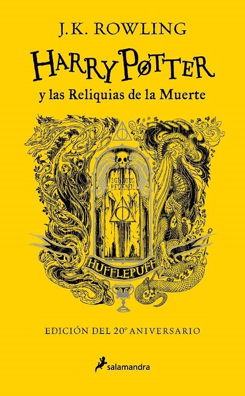 HARRY POTTER Y LAS RELIQUIAS DE LA MUERTE (EDICION HUFFLEPUFF DEL 20º ANIVERSARIO) [CARTONE] | ROWLING, J.K. | Akira Comics  - libreria donde comprar comics, juegos y libros online