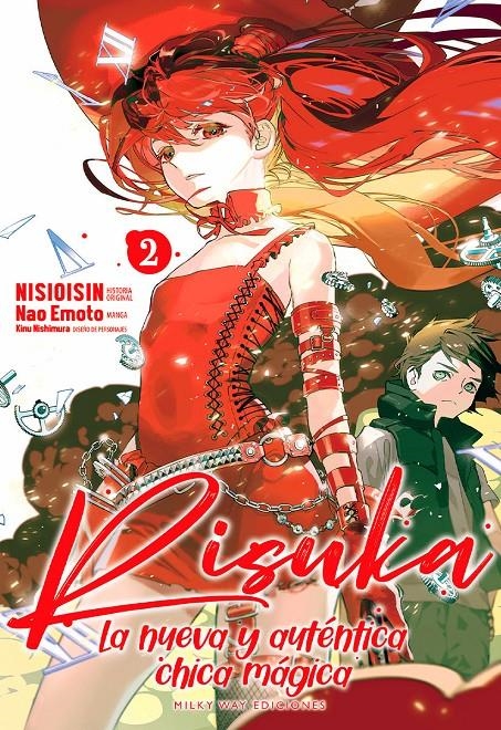 RISUKA LA NUEVA Y AUTENTICA CHICA MAGICA Nº02 [RUSTICA] | NISIOISIN / EMOTO, NAO | Akira Comics  - libreria donde comprar comics, juegos y libros online