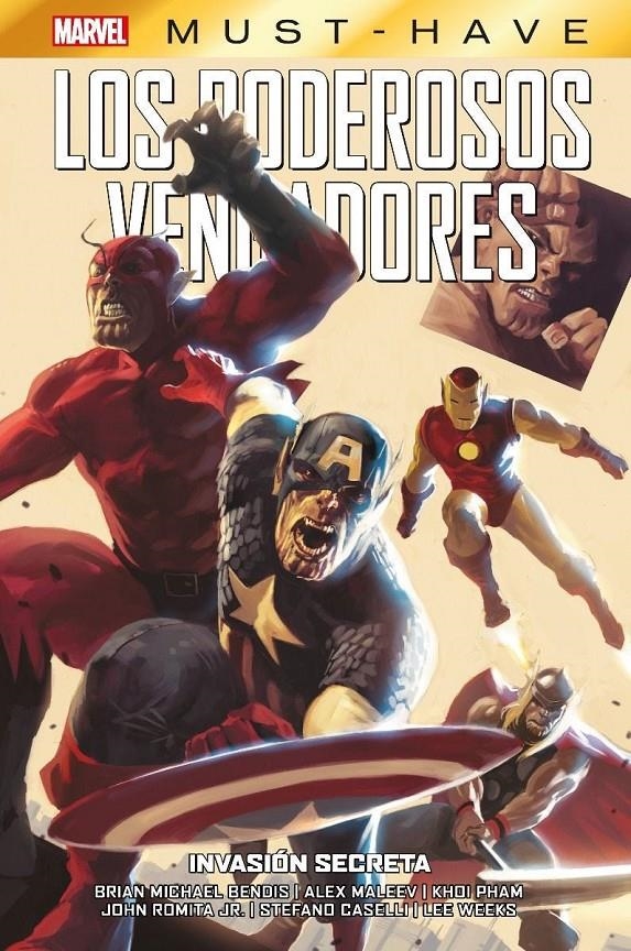 MARVEL MUST-HAVE: LOS PODEROSOS VENGADORES VOL.3 INVASION SECRETA [CARTONE] | MALEEV, ALEX | Akira Comics  - libreria donde comprar comics, juegos y libros online