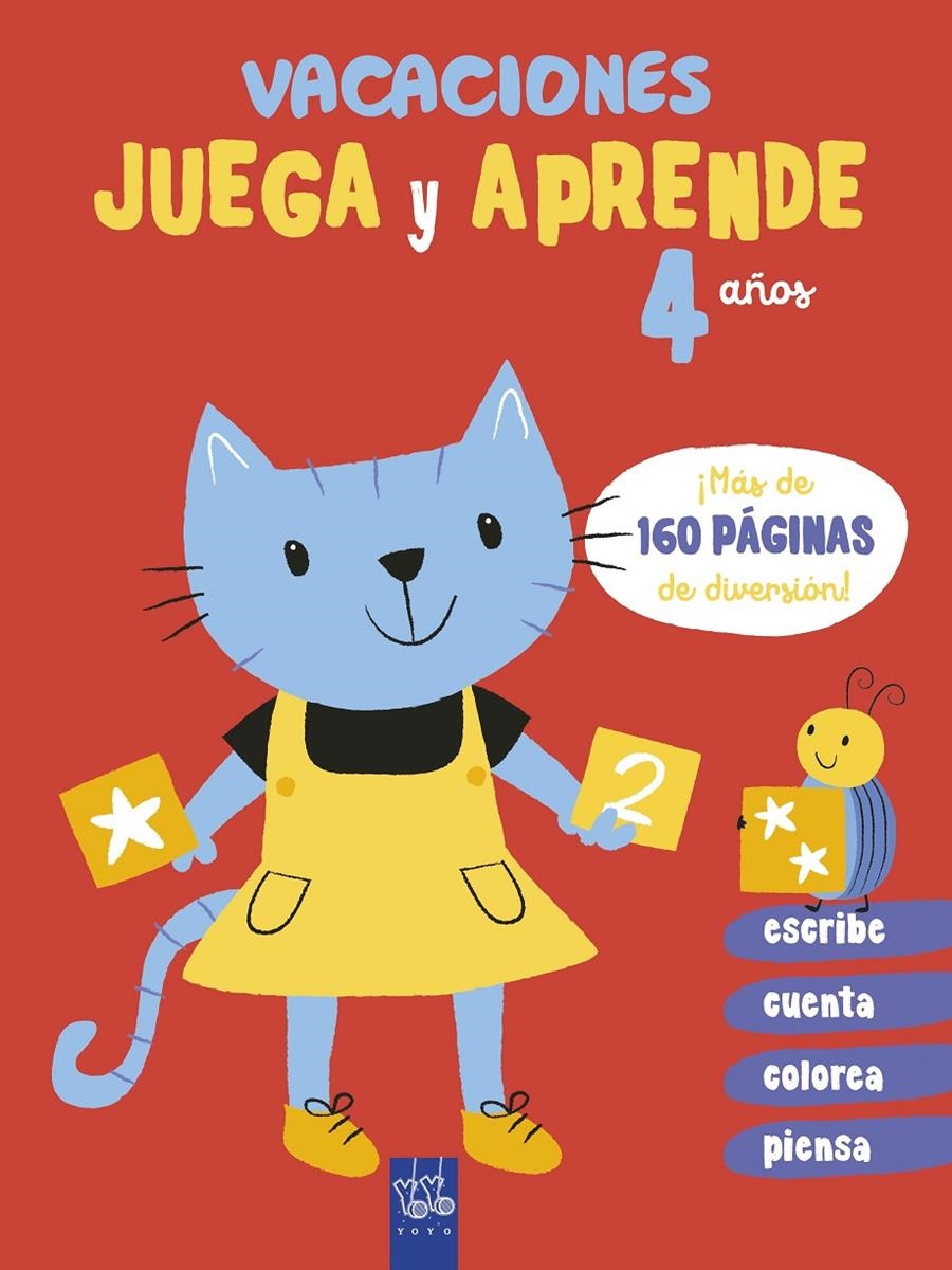 VACACIONES JUEGA Y APRENDE 4 AÑOS [RUSTICA] | Akira Comics  - libreria donde comprar comics, juegos y libros online
