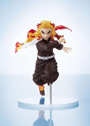 DEMON SLAYER KIMETSU NO YAIBA: ESTATUA KYOJURO RENGOKU 13 CM PVC [CAJA] | ANIPLEX | Akira Comics  - libreria donde comprar comics, juegos y libros online