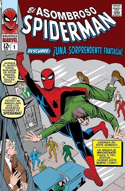 BIBLIOTECA MARVEL: ASOMBROSO SPIDERMAN Nº01 (1962-1963 / 1-4 USA) [RUSTICA] | LEE, STAN / DITKO, STEVE | Akira Comics  - libreria donde comprar comics, juegos y libros online