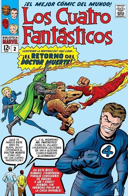 BIBLIOTECA MARVEL: LOS 4 FANTASTICOS Nº02 (1962-1963 / 6-11 USA) [RUSTICA] | Akira Comics  - libreria donde comprar comics, juegos y libros online