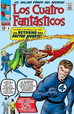 BIBLIOTECA MARVEL: LOS 4 FANTASTICOS Nº02 (1962-1963 / 6-11 USA) [RUSTICA] | LEE, STAN  | Akira Comics  - libreria donde comprar comics, juegos y libros online