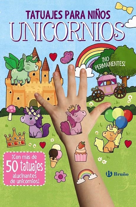 TATUAJES PARA NIÑOS: UNICORNIOS [RUSTICA] | LOTT, AMANDA | Akira Comics  - libreria donde comprar comics, juegos y libros online