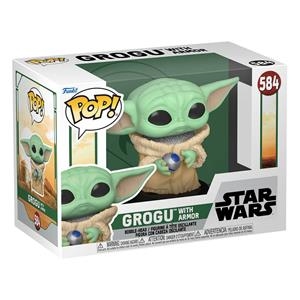 POP! TV STAR WARS THE BOOK OF BOBA FETT Nº584: GROGU WITH ARMOR (FIGURA DE VINILO) [CAJA] | FUNKO | Akira Comics  - libreria donde comprar comics, juegos y libros online