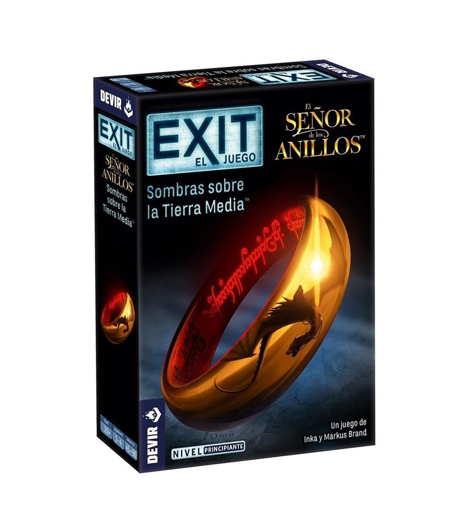 EXIT EL JUEGO EL SEÑOR DE LOS ANILLOS: SOMBRAS SOBRE LA TIERRA MEDIA (NIVEL PRINCIPIANTE) [JUEGO] | Akira Comics  - libreria donde comprar comics, juegos y libros online