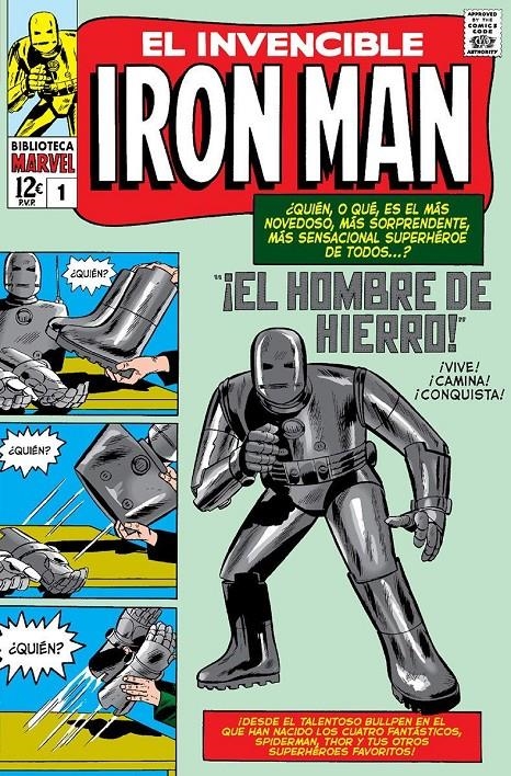 BIBLIOTECA MARVEL: EL INVENCIBLE IRON MAN Nº01 (1963 / 39-47 USA) [RUSTICA] | LEE, STAN / HECK, DON | Akira Comics  - libreria donde comprar comics, juegos y libros online