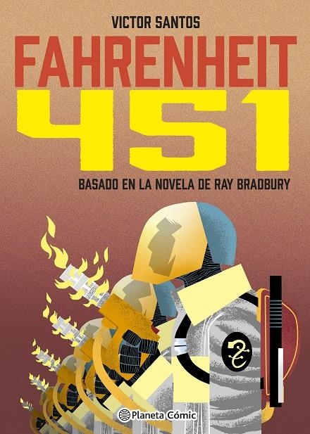 FAHRENHEIT 451 DE VICTOR SANTOS (NOVELA GRAFICA) [CARTONE] | SANTOS, VICTOR | Akira Comics  - libreria donde comprar comics, juegos y libros online