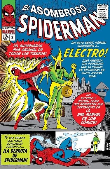 BIBLIOTECA MARVEL: ASOMBROSO SPIDERMAN Nº02 (1963-1964 / 5-10 USA) [RUSTICA] | LEE, STAN / DITKO, STEVE | Akira Comics  - libreria donde comprar comics, juegos y libros online