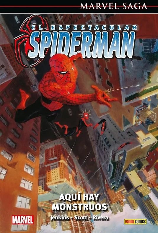 MARVEL SAGA: ESPECTACULAR SPIDERMAN Nº03, AQUI HAY MONSTRUOS [CARTONE]  | JENKINS, PAUL / RIVERA, PAOLO | Akira Comics  - libreria donde comprar comics, juegos y libros online