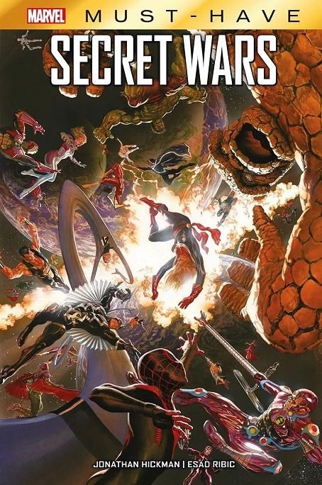 MARVEL MUST-HAVE: SECRET WARS (2014) [CARTONE] | HICKMAN, JONATHAN / RIBIC, ESAD | Akira Comics  - libreria donde comprar comics, juegos y libros online