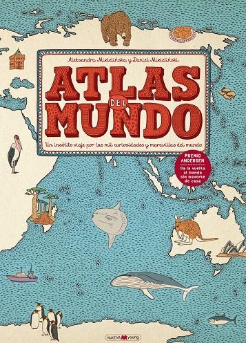 ATLAS DEL MUNDO [CARTONE] | MIZIELINSKA, ALEKSANDRA / MIZIELINSKI, DANIEL | Akira Comics  - libreria donde comprar comics, juegos y libros online