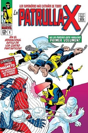 BIBLIOTECA MARVEL: LA PATRULLA X VOL.01 (1963-1964 / 1-6 USA) [RUSTICA] | LEE, STAN / KIRBY, JACK | Akira Comics  - libreria donde comprar comics, juegos y libros online