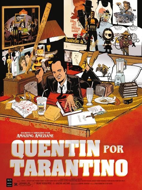 QUENTIN POR TARANTINO: LA NOVELA GRAFICA INSPIRADA EN LA VIDA DE QUENTIN TARANTINO [CARTONE] | AMEZIANE HAMMOUCHE, AMAZING | Akira Comics  - libreria donde comprar comics, juegos y libros online