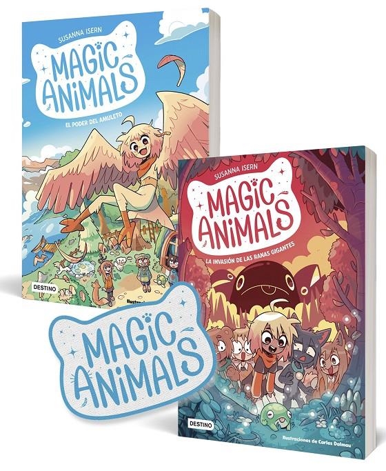 PACK MAGIC ANIMALS Nº01 Y Nº02 (INCLUYE PARCHE) [RUSTICA] | ISERN, SUSANNA / DALMAU, CARLES | Akira Comics  - libreria donde comprar comics, juegos y libros online