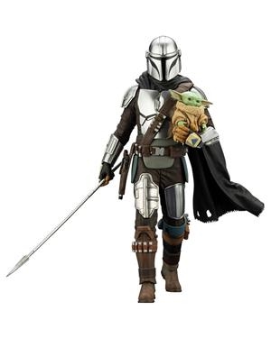 STAR WARS THE MANDALORIAN: ESTATUA  MANDALORIAN & GROGU WITH BESKAR STAFF 18 CM ARTFX 1/10 PVC [CAJA] | KOTOBUYIKA | Akira Comics  - libreria donde comprar comics, juegos y libros online