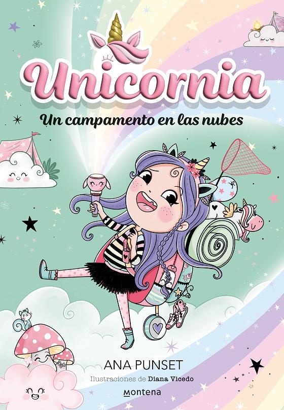 UNICORNIA Nº05: UN CAMPAMENTO EN LAS NUBES [RUSTICA] | PUNSET, ANA | Akira Comics  - libreria donde comprar comics, juegos y libros online