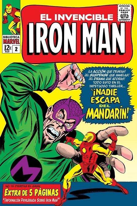 BIBLIOTECA MARVEL: EL INVENCIBLE IRON MAN Nº02 (1963-1964 / 48-56 USA) [RUSTICA] | LEE, STAN / HECK, DON | Akira Comics  - libreria donde comprar comics, juegos y libros online