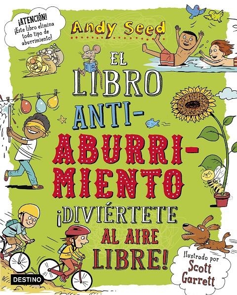 LIBRO ANTIABURRIMIENTO, EL: ¡DIVIERTETE AL AIRE LIBRE! [RUSTICA] | SEED, ANDY | Akira Comics  - libreria donde comprar comics, juegos y libros online