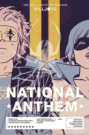 THE TRUE LIVES OF THE FABULOUS KILLJOYS Nº2: NATIONAL ANTHEM [CARTONE] | WAY, GERARD / SIMON, SHAUN | Akira Comics  - libreria donde comprar comics, juegos y libros online
