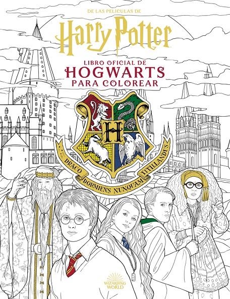 HARRY POTTER: EL LIBRO OFICIAL DE HOGWARTS PARA COLOREAR [RUSTICA] | Akira Comics  - libreria donde comprar comics, juegos y libros online