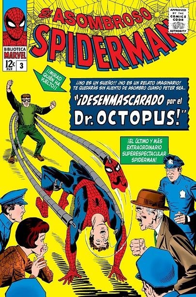 BIBLIOTECA MARVEL: ASOMBROSO SPIDERMAN Nº03 (1964 / 11-15 USA) [RUSTICA] | LEE, STAN / DITKO, STEVE | Akira Comics  - libreria donde comprar comics, juegos y libros online