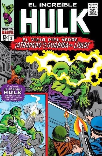 BIBLIOTECA MARVEL: EL INCREIBLE HULK Nº02 (1964-1965 / 59-70 USA) [RUSTICA] | LEE / KIRBY | Akira Comics  - libreria donde comprar comics, juegos y libros online