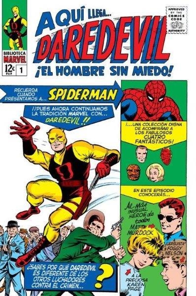 BIBLIOTECA MARVEL: DAREDEVIL Nº01 (1964-1965 / 1-6 USA) [RUSTICA] | LEE / KIRBY | Akira Comics  - libreria donde comprar comics, juegos y libros online