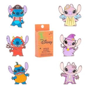 LILO & STITCH: CHAPA ESMALTADA  STITCH & ANGEL HALLOWEEN ( UNA UNIDAD) [CAJA SORPRESA] | LOUNGEFLY | Akira Comics  - libreria donde comprar comics, juegos y libros online