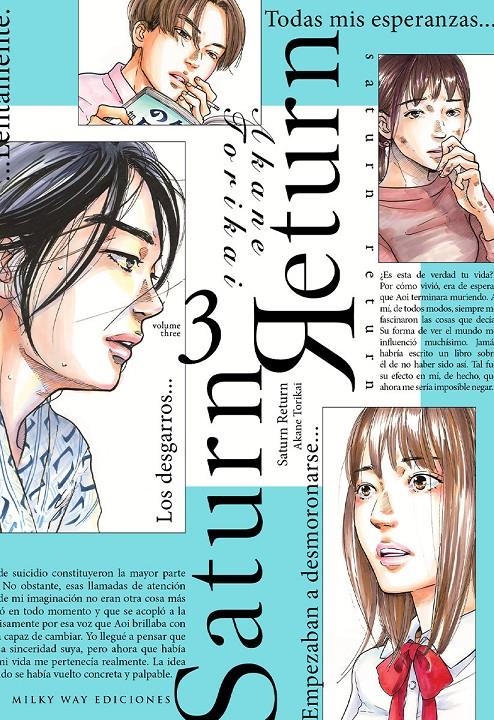 SATURN RETURN Nº03 [RUSTICA] | TORIKAI, AKANE | Akira Comics  - libreria donde comprar comics, juegos y libros online