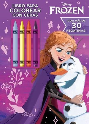 DISNEY FROZEN: LIBRO PARA COLOREAR CON CERAS [RUSTICA] | Akira Comics  - libreria donde comprar comics, juegos y libros online