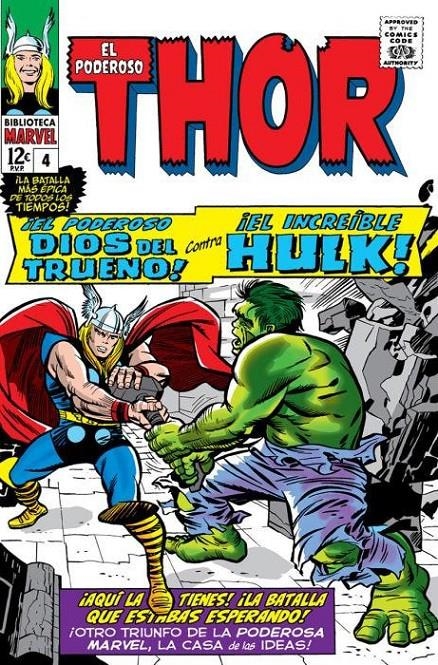 BIBLIOTECA MARVEL: EL PODEROSO THOR Nº04 (1965 / 108-113 USA) [RUSTICA] | LEE, STAN / KIRBY, JACK | Akira Comics  - libreria donde comprar comics, juegos y libros online