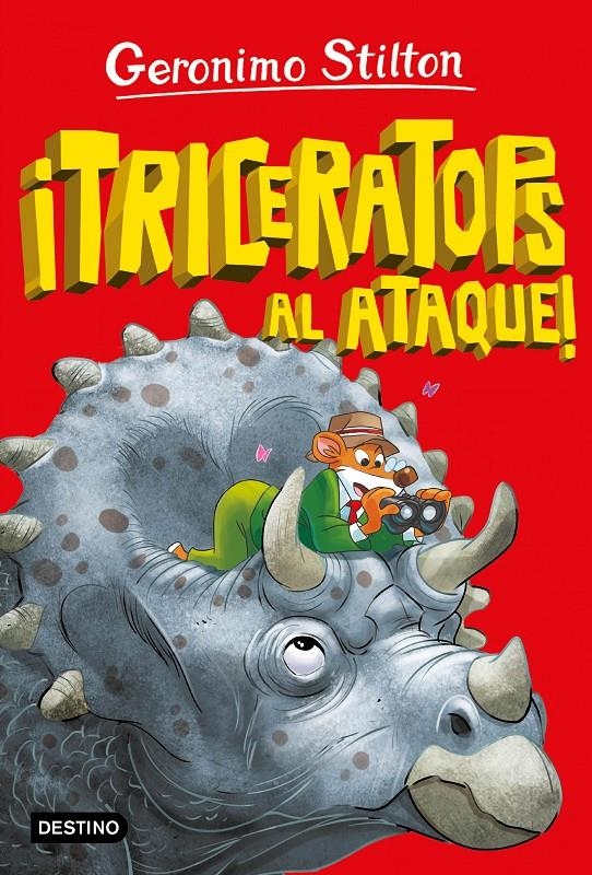 GERONIMO STILTON: ¡TRICERATOPS AL ATAQUE! (LA ISLA DE LOS DINOSAURIOS 2) [RUSTICA] | STILTON, GERONIMO | Akira Comics  - libreria donde comprar comics, juegos y libros online