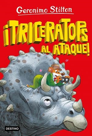 GERONIMO STILTON LA ISLA DE LOS DINOSAURIOS 2: ¡TRICERATOPS AL ATAQUE! [RUSTICA] | STILTON, GERONIMO | Akira Comics  - libreria donde comprar comics, juegos y libros online