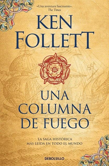 UNA COLUMNA DE FUEGO (LOS PILARES DE LA TIERRA 3) [BOLSILLO] | FOLLETT, KEN | Akira Comics  - libreria donde comprar comics, juegos y libros online