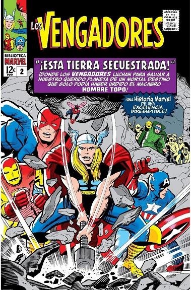 BIBLIOTECA MARVEL: LOS VENGADORES VOL.02 (1964-1965 / 7-12 USA) [RUSTICA] | LEE, STAN / KIRBY, JACK | Akira Comics  - libreria donde comprar comics, juegos y libros online