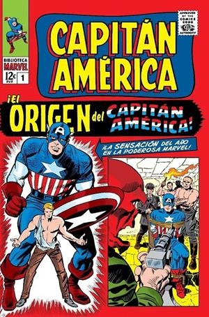 BIBLIOTECA MARVEL: CAPITAN AMERICA Nº01 (1964-1965 / 59-68 USA) [RUSTICA] | LEE, STAN / KIRBY, JACK | Akira Comics  - libreria donde comprar comics, juegos y libros online