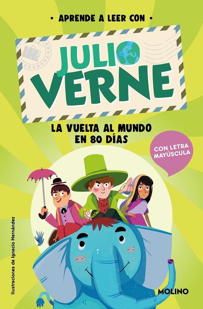 APRENDE A LEER CON JULIO VERNE: LA VUELTA AL MUNDO EN 80 DIAS [RUSTICA] | VERNE, JULIO / GREEN, SHIA | Akira Comics  - libreria donde comprar comics, juegos y libros online