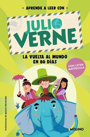 APRENDE A LEER CON JULIO VERNE: LA VUELTA AL MUNDO EN 80 DIAS [RUSTICA] | VERNE, JULIO / GREEN, SHIA | Akira Comics  - libreria donde comprar comics, juegos y libros online