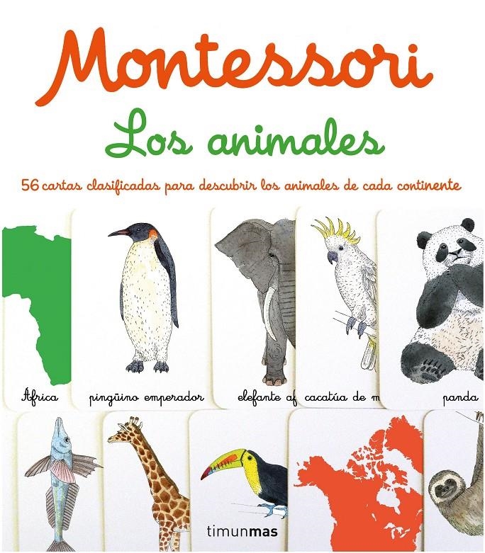 MONTESSORI: LOS ANIMALES [JUEGO DE CARTAS] | HERRMANN, EVE / TCHOUKRIEL, EMMANUELLE | Akira Comics  - libreria donde comprar comics, juegos y libros online