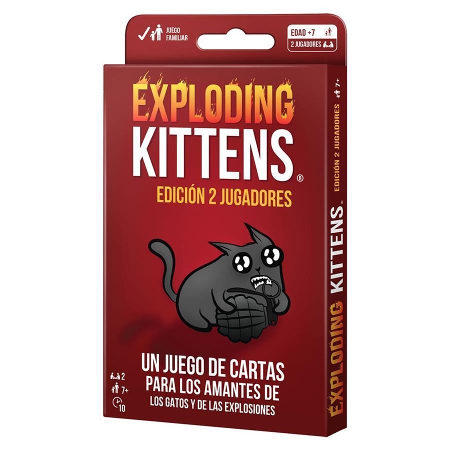 EXPLODING KITTENS: EDICION 2 JUGADORES [JUEGO] | Akira Comics  - libreria donde comprar comics, juegos y libros online