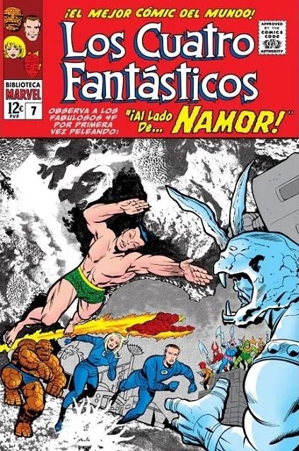 BIBLIOTECA MARVEL: LOS 4 FANTASTICOS Nº07 (1964-1965 /31-36 USA) [RUSTICA] | Akira Comics  - libreria donde comprar comics, juegos y libros online