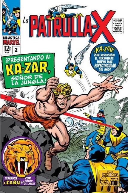 BIBLIOTECA MARVEL: LA PATRULLA X VOL.02 (1964-1965 / 7-11 USA) [RUSTICA] | LEE, STAN /  KIRBY, JACK | Akira Comics  - libreria donde comprar comics, juegos y libros online