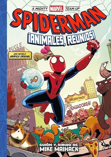 A MIGHTY MARVEL TEAM-UP: SPIDERMAN, ANIMALES REUNIOS [CARTONE] | Akira Comics  - libreria donde comprar comics, juegos y libros online