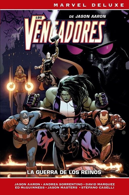 MARVEL NOW! DELUXE: LOS VENGADORES DE JASON AARON VOL.02 LA GUERRA DE LOS REINOS [CARTONE] | Akira Comics  - libreria donde comprar comics, juegos y libros online