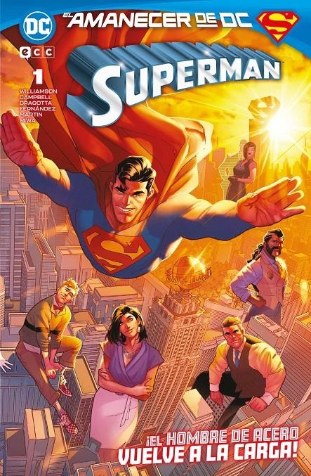 SUPERMAN Nº01 / 133 (EL AMANECER DE DC) [RUSTICA] | WILLIAMSON, JOSHUA | Akira Comics  - libreria donde comprar comics, juegos y libros online