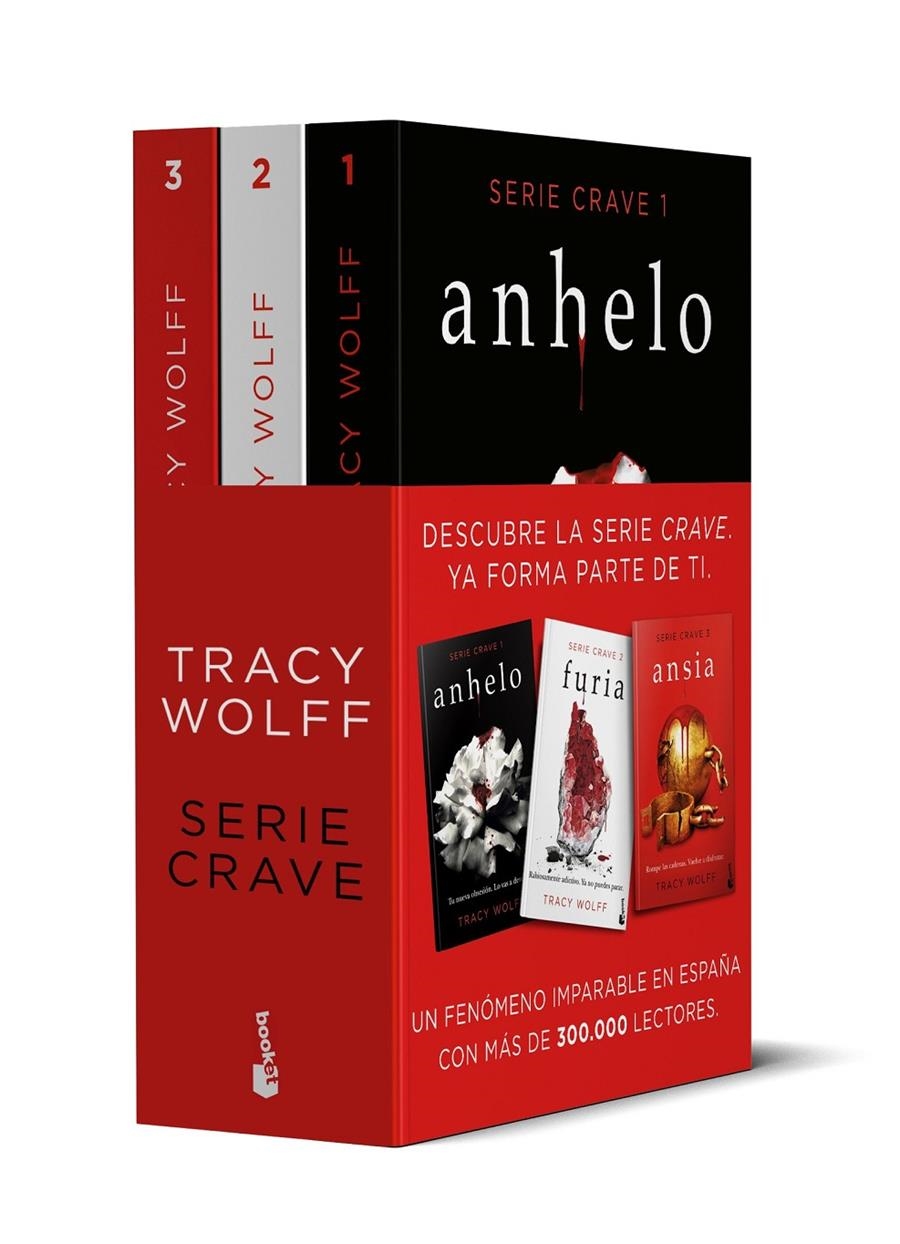 CRAVE SAGA (PACK) (INCLUYE LOS TITULOS ANHELO, FURIA Y ANSIA) [CAJA] | WOLFF, TRACY | Akira Comics  - libreria donde comprar comics, juegos y libros online